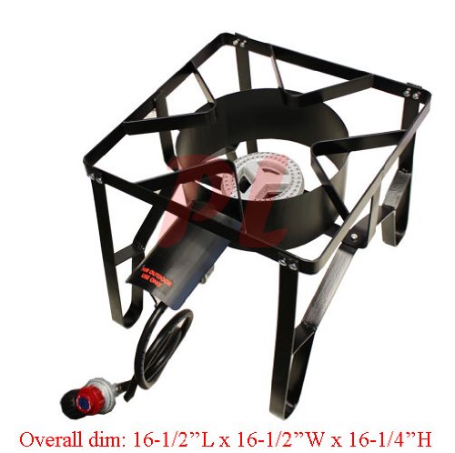 Propane Portable Gas Stove Burner Camper Cooker High Pressure Ul Regulator Bbq
