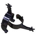 HILASON Black Steel Mens Bull Spur 5 Points Rowel Cowboy Rodeo