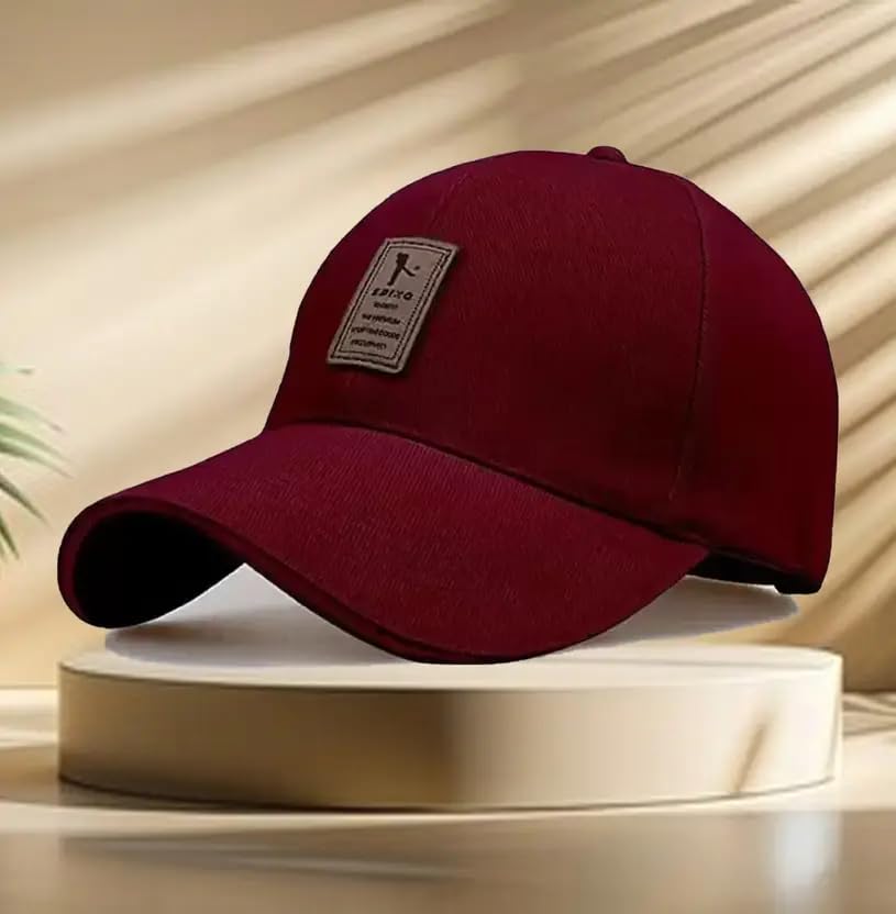 Selloria A Brand Adjustable Unisex Cap For Men And Women Freesize Baseball Cap 2026 (Maroon)