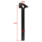 Bike Stem, Adjustable Front Risers Quickrelease Folding Bike Handle Bar Stem Lightweight Bike Stem For Moutain Bike Road Bike(25