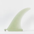 nanazero Fiberglass Center fin All Round 8 Natural Green Volan - Surfboard Single Center fins, Longboard, Midlength