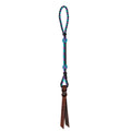 Weaver Leather Quirt with Wrist Loop, Black/Purple/Mint, 29-inch
