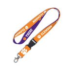 Clemson Tigers Lanyard With Detachable Buckle