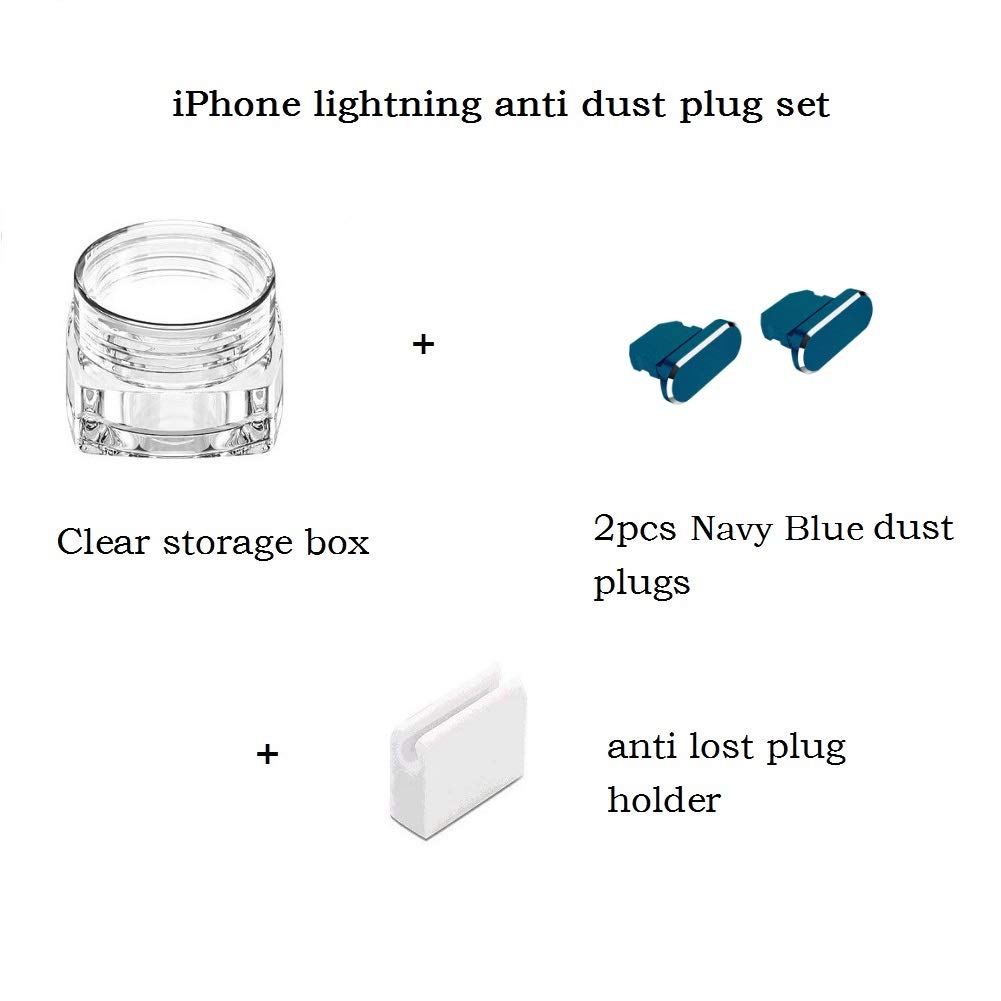 Viwieu Metal Anti Dust Plug Compatible With Iphone 14 13 12 11 X Xs Xr 8 7 Se Mini Plus Pro Max Ipad Airpods, 2 Pack Lightning C