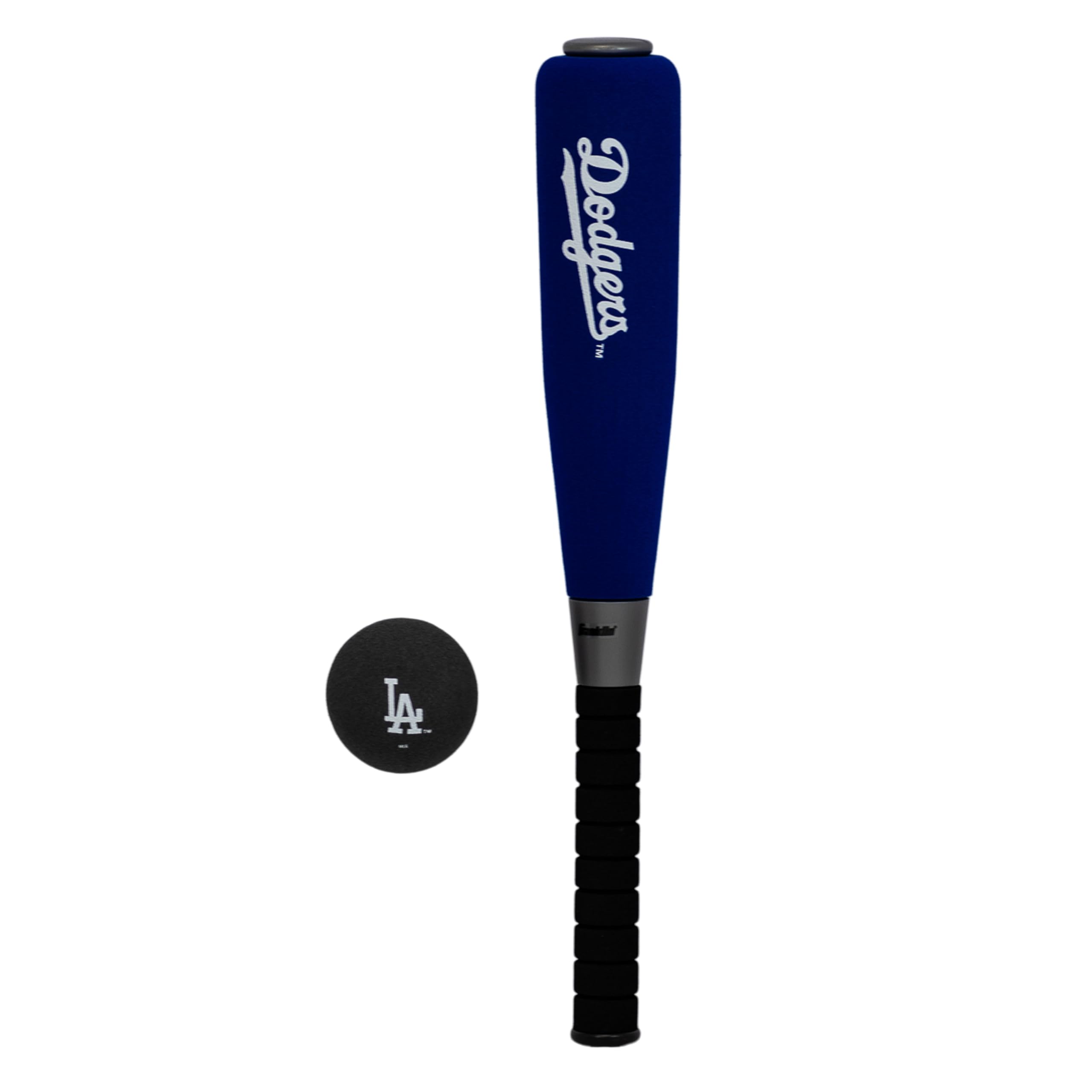 Franklin Sports Los Angeles Dodgers Foam Bat & Ball Set - 21 Soft Jumbo Team Baseball Bat and Ball Team Logo - MLB Official Lice