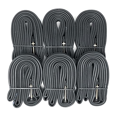 Velotubes 700C X 35/43 Road & Gravel 48Mm Presta Valve Bicycle Inner Tubes - Bulk 6 Pack