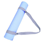 Tenalleys 1Pcs Grey Adjustable Yoga Mat Strap Multi-Purpose Straps Easy-Cinch Yoga Mat Sling For Carrying Training Equipment, 62