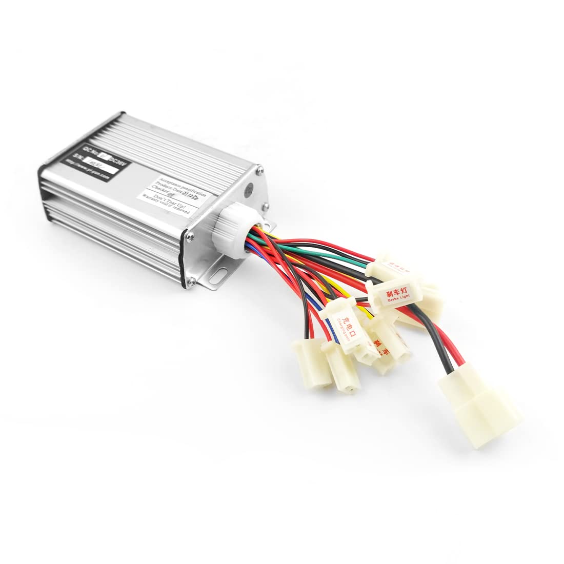 L-faster 36V48V 1000W Brush Motor Controller for Tricycle Scooter, Silver, 1000W Brushed Controller