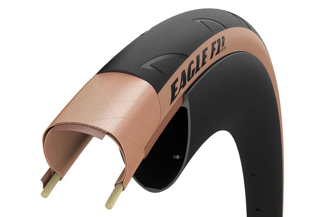 Goodyear Bike - Eagle F1 R Tube Type - Bicycle Tire (Tan, 700x28)