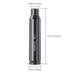 Feyachi Bore Sight 223 5.56mm Red Laser Zeroing Boresighter with 3 Sets of Batteries(Grey)