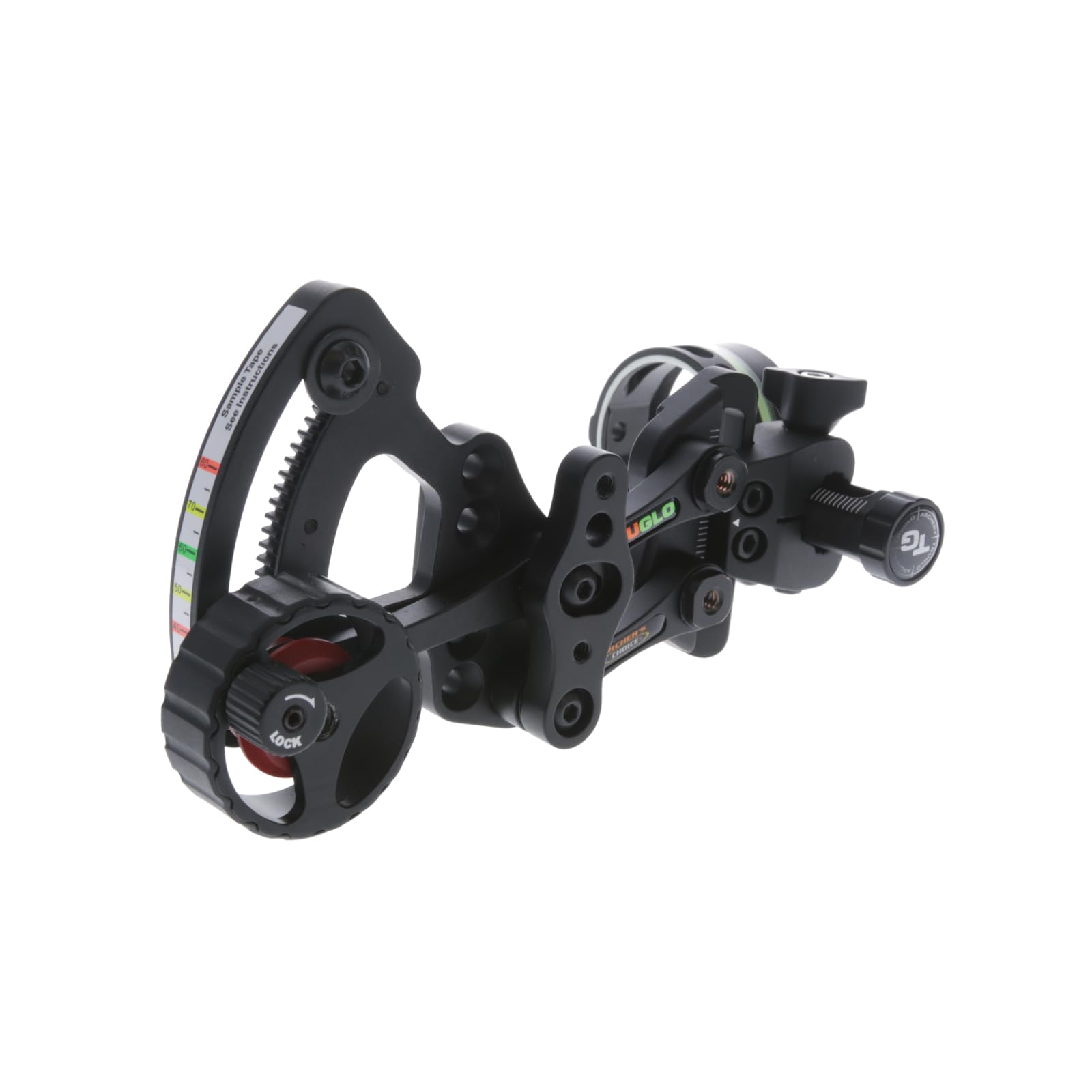 Truglo Range-Rover Series Single-Pin Moving Bow Sight, Black, Left-Handed, .019'' Pin, Toolless Micro-Adjustable Windage
