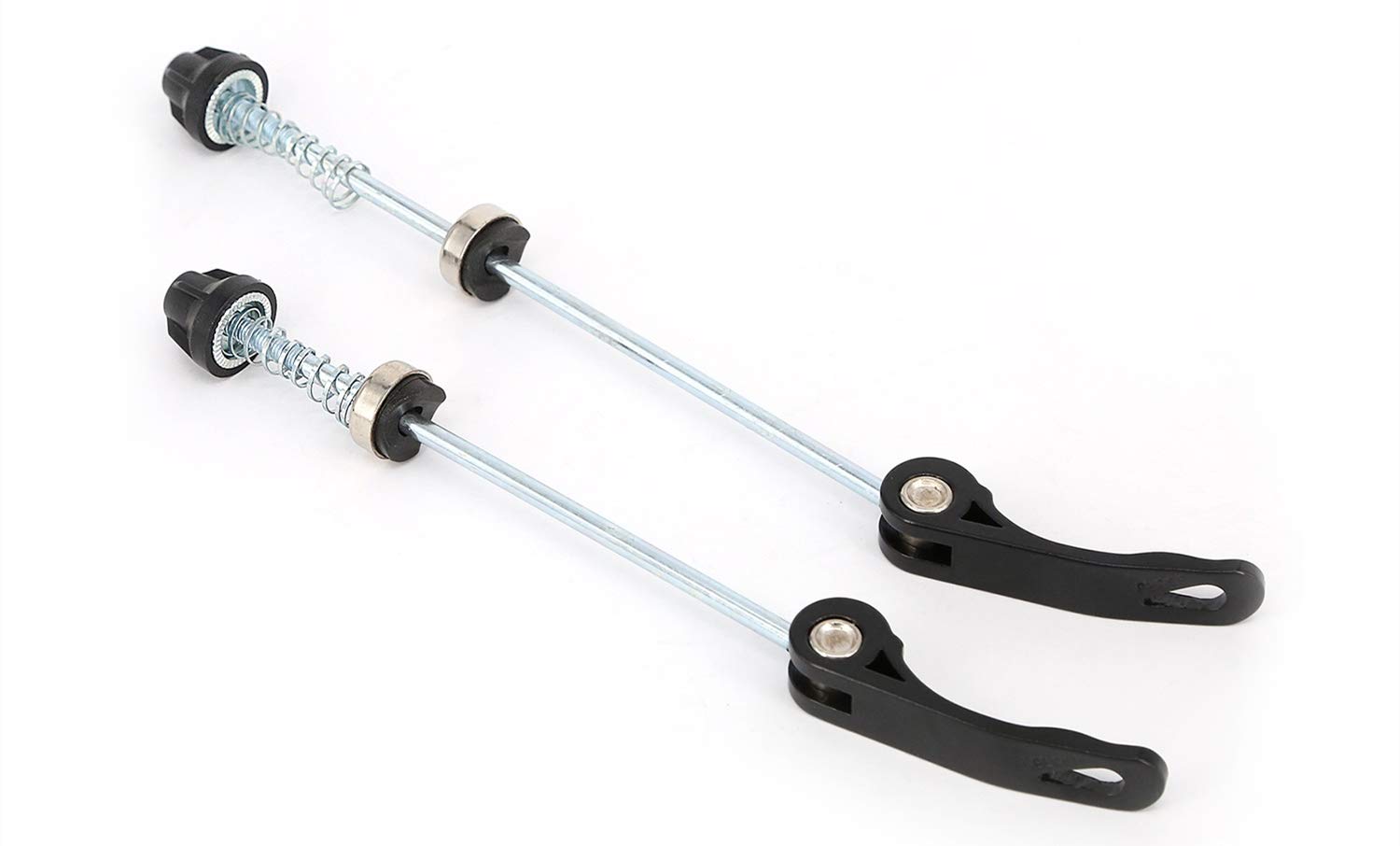 AiTuiTui 1 Pair MTB Quick Release Skewers Bike QR, 145/180 mm Road Mountain Bicycle Wheel Hub Front and Rear Clip Bolt Lever Axl