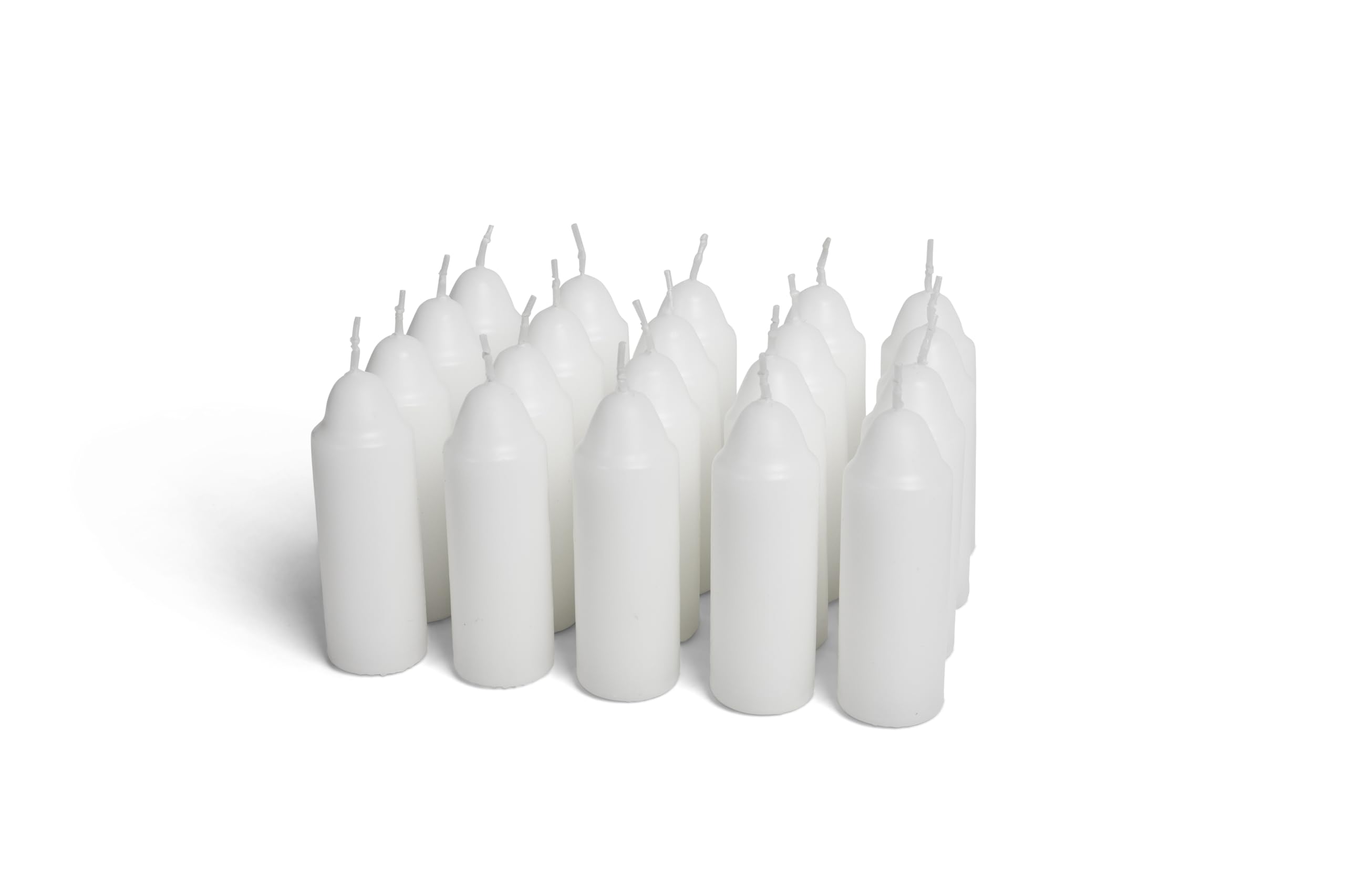 Official Uco 12-Hour White Candles For Uco Candle Lanterns, Clean Burning, Lead-Free, Non-Scented, 3.5-Inch, 20-Pack