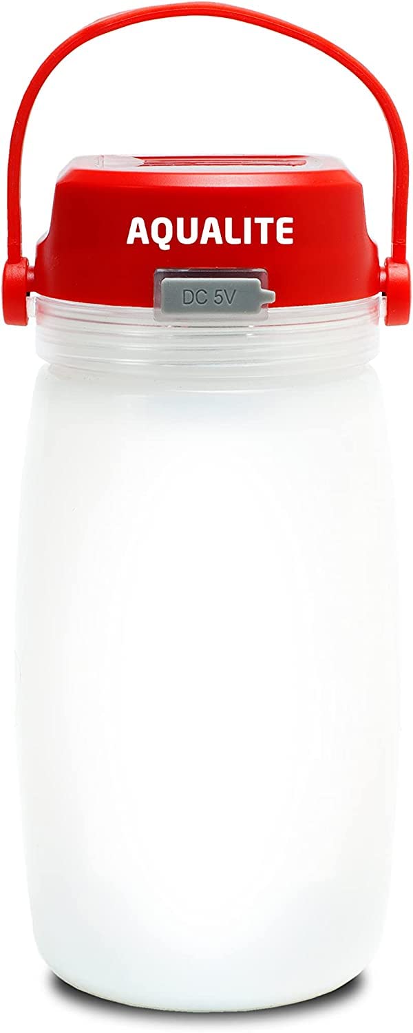 Eton Solar Powered Lantern With Integrated Water Bottle & Personal 8-Piece Emergency Survival Kit