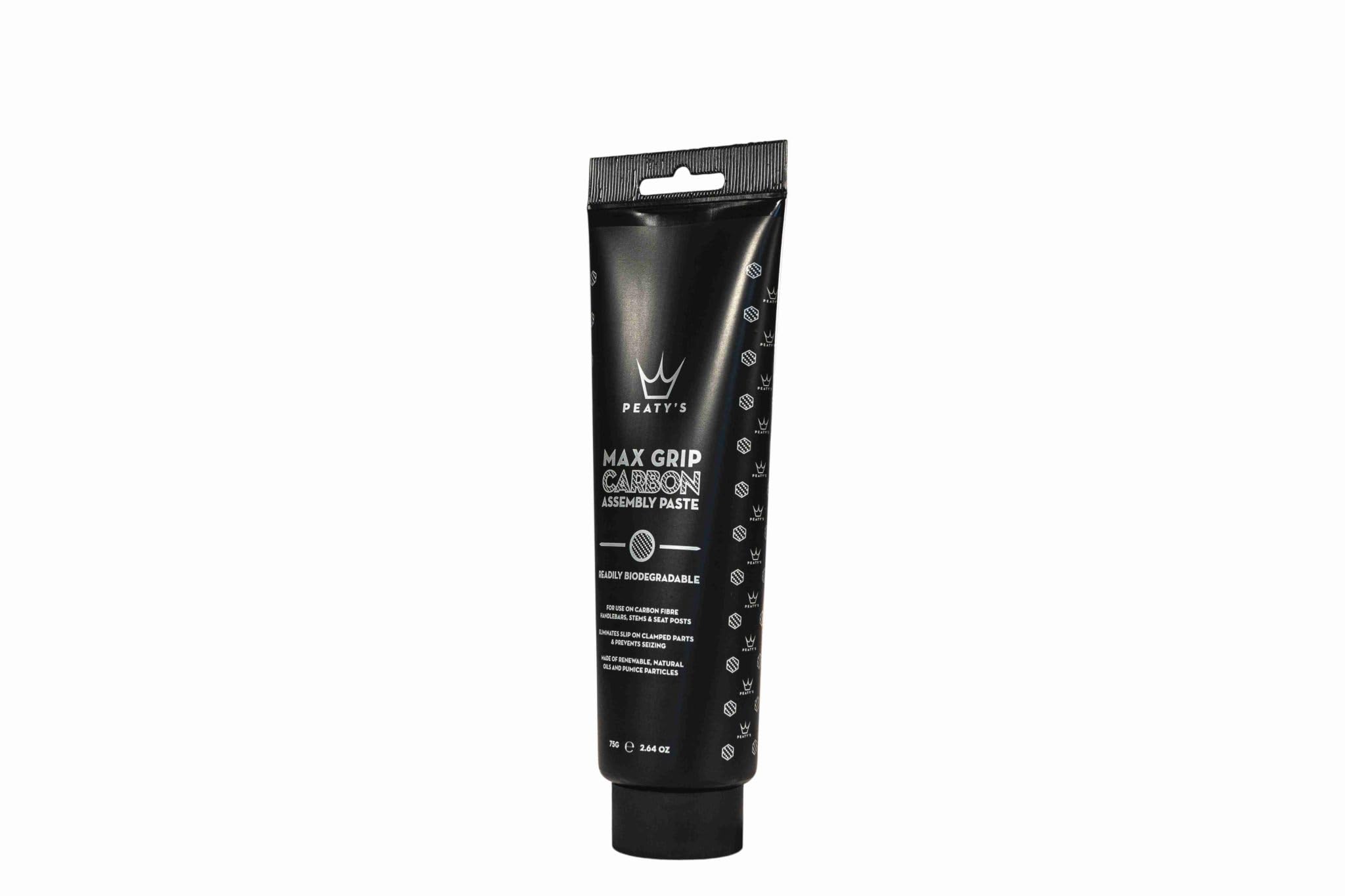 Peatys Max Grip Carbon Gripper Paste (75g), Eliminate Slip Between Bicycle Components, Handle Bars, Handlebars, Bike Stems & Sea