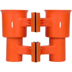 Robocup, Orange, Updated Version, Best Cup Holder For Drinks, Fishing Rod/Pole, Boat, Beach Chair/Golf Cart/Wheelchair/Walker