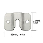 Zrm&E Dartboard Mounting Bracket Kit Wall Hanging Portable Dart Board Set With Pads And Screws Dart Holder
