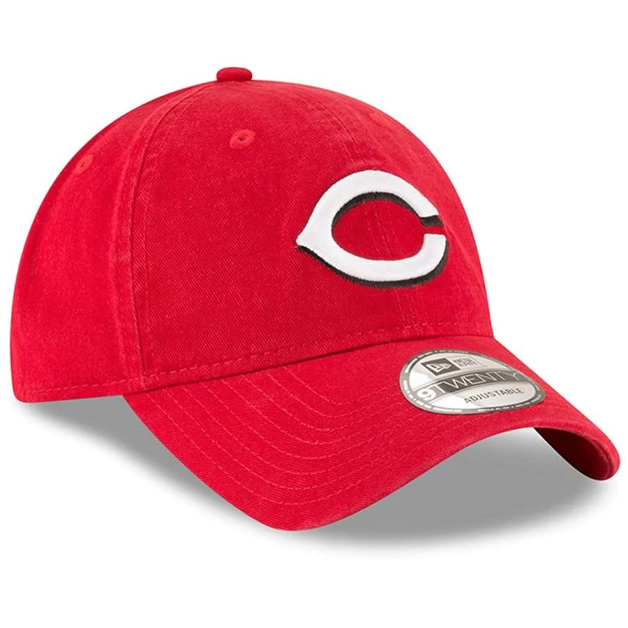 New Era Mlb Core Classic 9Twenty Adjustable Hat Cap One Size Fits All (Cincinnati Reds)