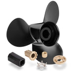 Oem 13 1/4 X17 Upgrade Boat Propeller 48-77344A45 Fit Mercury Outboard Motos 60 75 80 90 100 115 125 Hp,15 Spline Tooth,Hub Kits