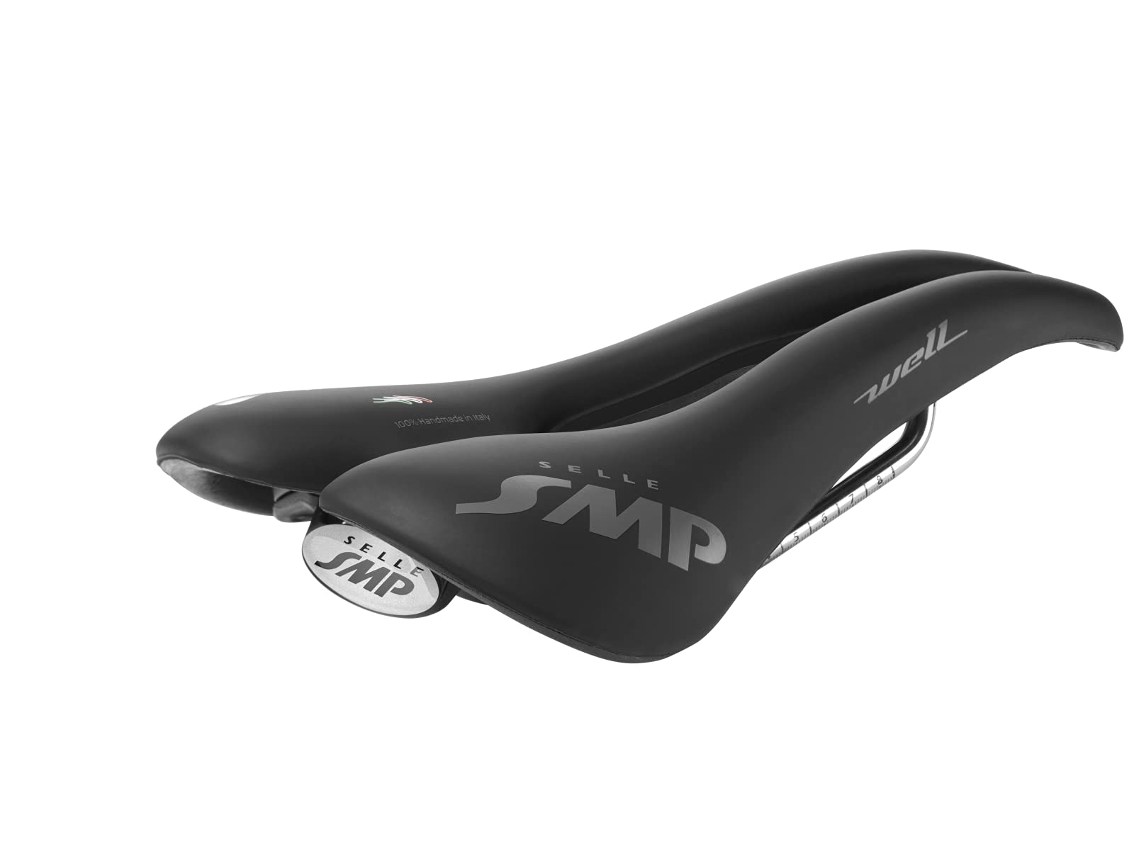 Selle Smp Unisexs Well Saddle, Black, Medium