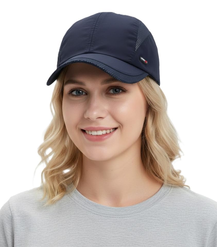 Frackson Breathable Women & Men Sun Visor Cap Baseball Adjustable Sport Summer For Golf Tennis Cricket Cycling Running Gym Sun U