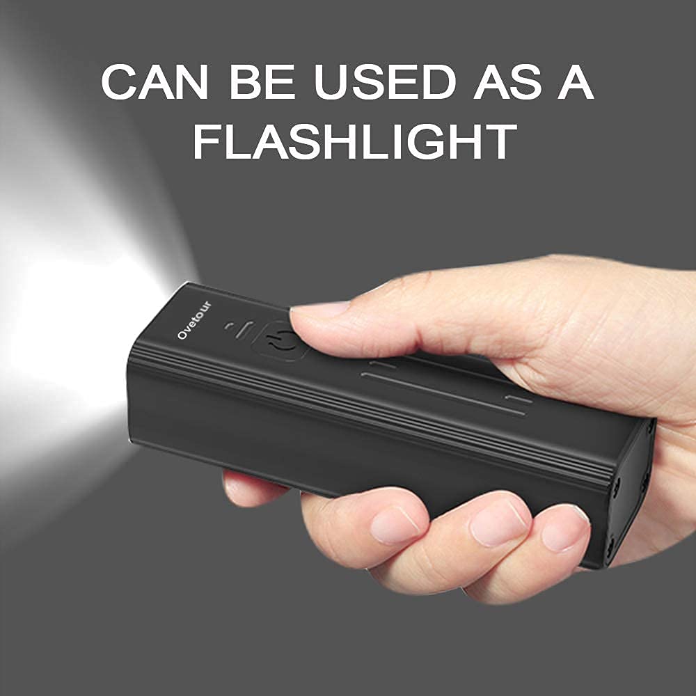 Ovetour 1000 Lumen Usb Rechargeable Bike Light,4000Mah Battery With Power Bank Function,Super Bright Bicycle Front Headlight And
