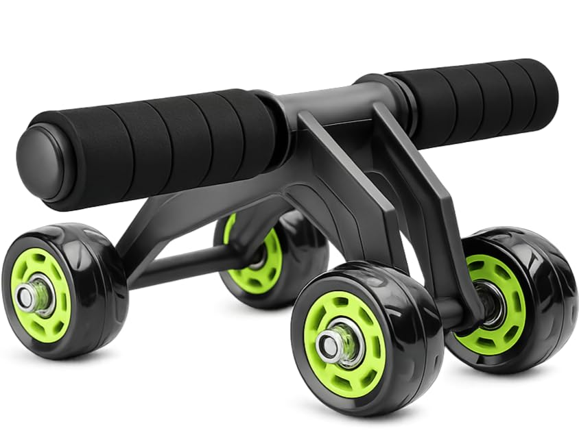 Ab Roller for Exercise & Core Training | Ab Wheel Roller for Men & Women | Heavyuty Abs Roller with Knee Pad | Home & Gym Abdomi