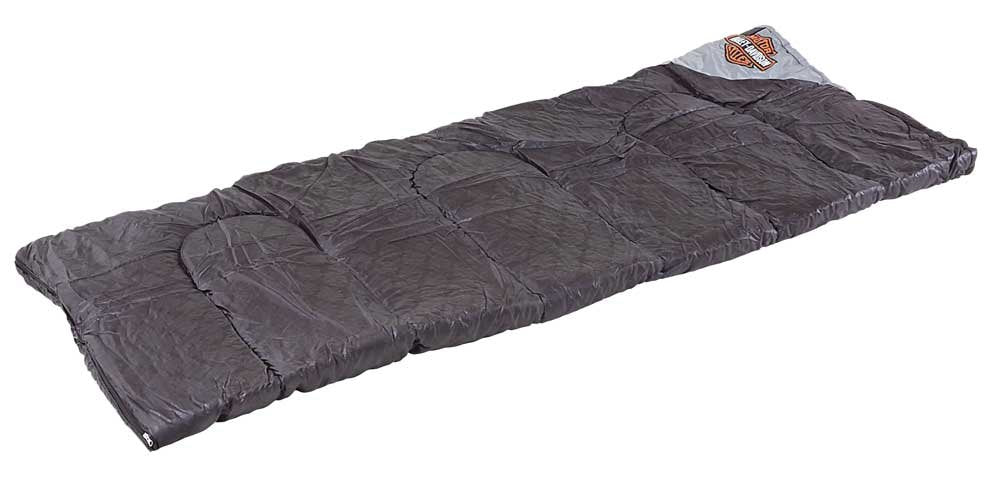 Harley-Davidson Bar & Shield Custom Sleeping Bag, Black & Orange Hdl-10016