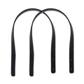 Zoomella 2 Pieces Detachable Replacement Black Handbag Handle Bag Belt Diy Accessory