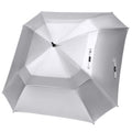 G4Free Extra Large Golf Umbrella Sun Protection Double Canopy Vented Square Uv Umbrella Windproof Automatic Open 68 Inch Oversiz