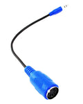 Zawdio - Midi To 35Mm Breakout Cable For - Akai, Korg, Line6, Littlebits - Midi Female To Trs 35Mm Male - Mpc Studio,Touch, Mpx8