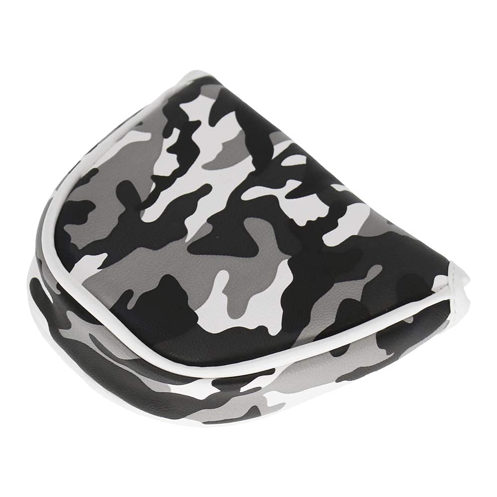 Histar Golf Mallet Putter Cover Headcover Camouflage Pattern Head Protective Bag (Camouflage Gray)