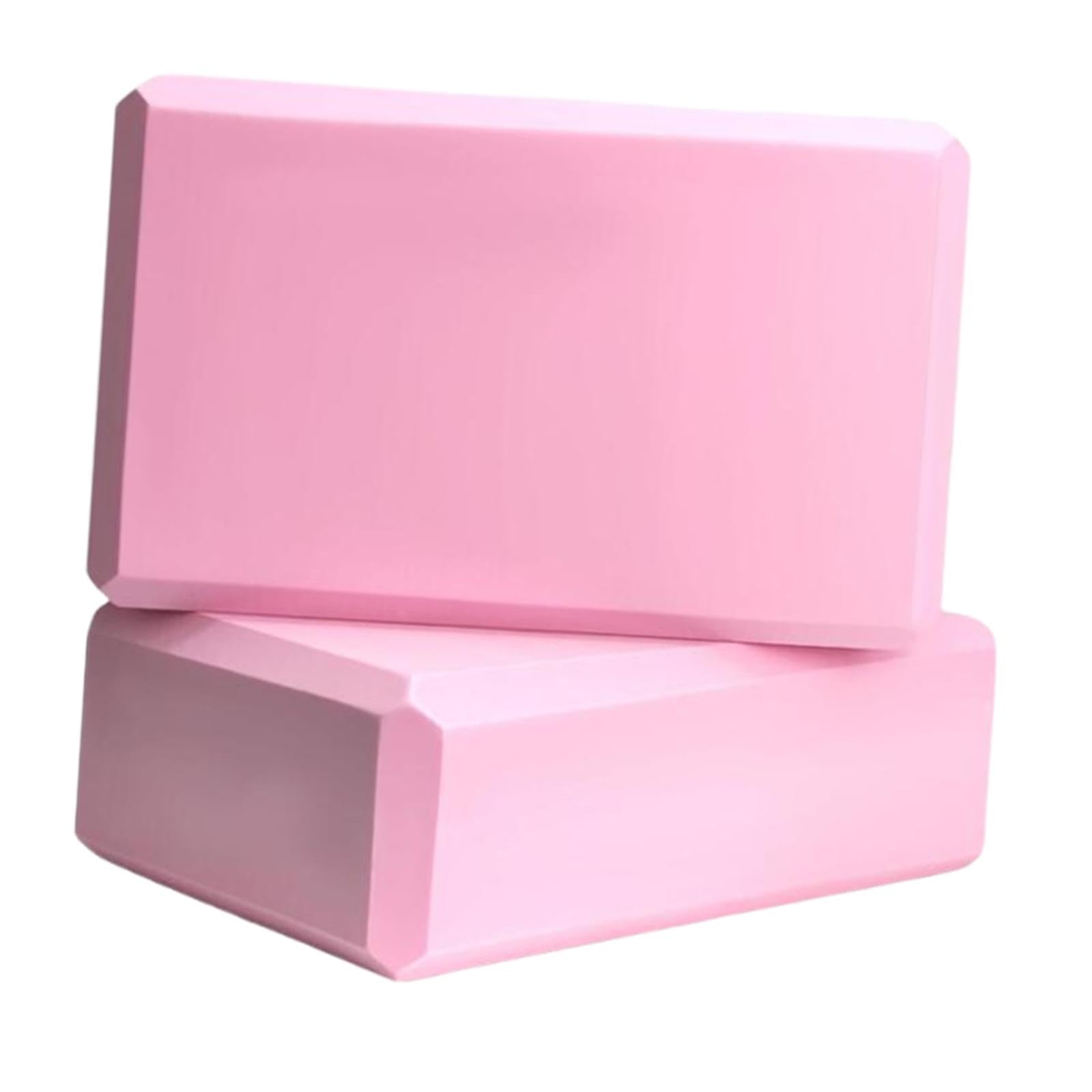 Bnf 2X Yoga Blocks Anti Slip Yoga Prop Accessories for Indoor Sports Gym Fitness Pink Sporting Goods | Fitness, Running & Yoga |