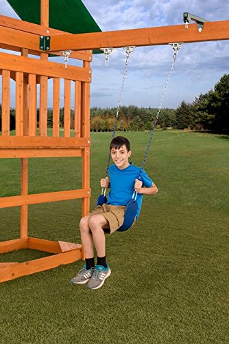 Standard Swingset Seat With Chains | Yellow | 150Lb Capacity | 58'' Zinc-Plated Chain W/Vinyl Coating | Easy Assembly, Easy Inst