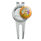 Graphics & More The Flintstones Group Golf Divot Repair Tool And Ball Marker