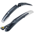 Topeak Defender M1 & XC11 27.5-29 Fender Set - Front & Rear Mudguard System with Adjustable Angles, Quick-Release Mounts, and Hi