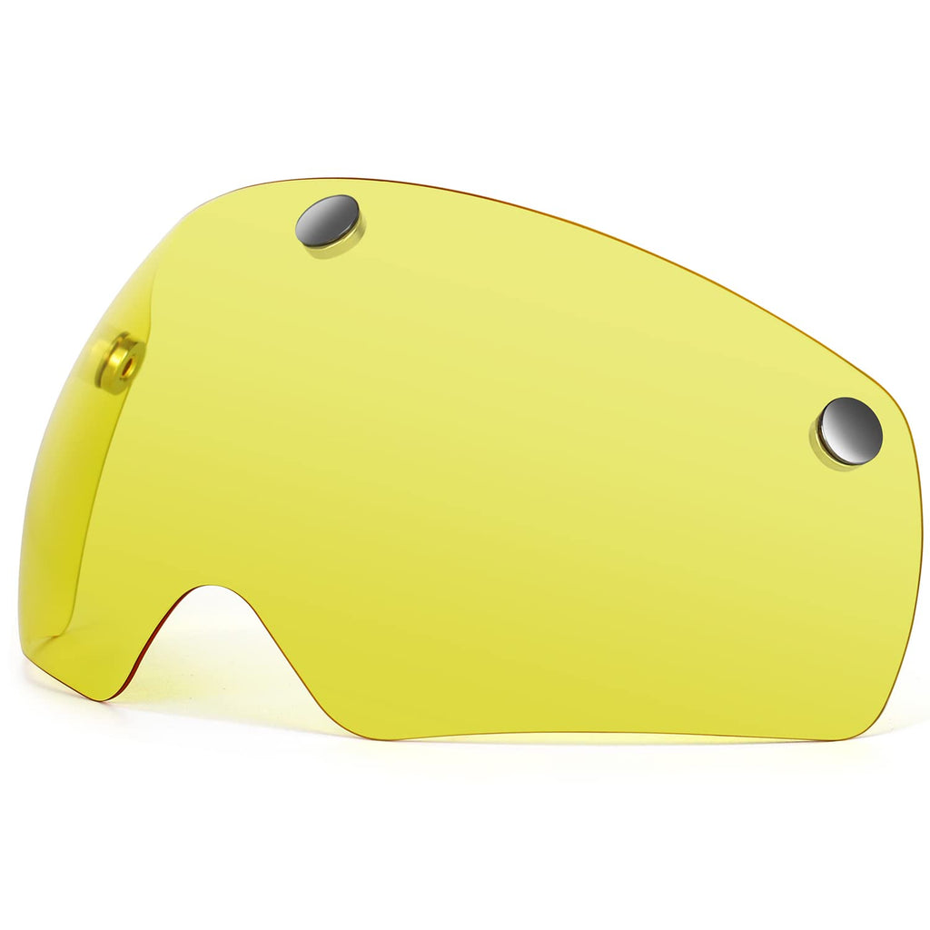 Victgoal Detachable Magnetic Bike Helmet Goggles Visor For Vg110 Bicycle Helmet (Yellow)
