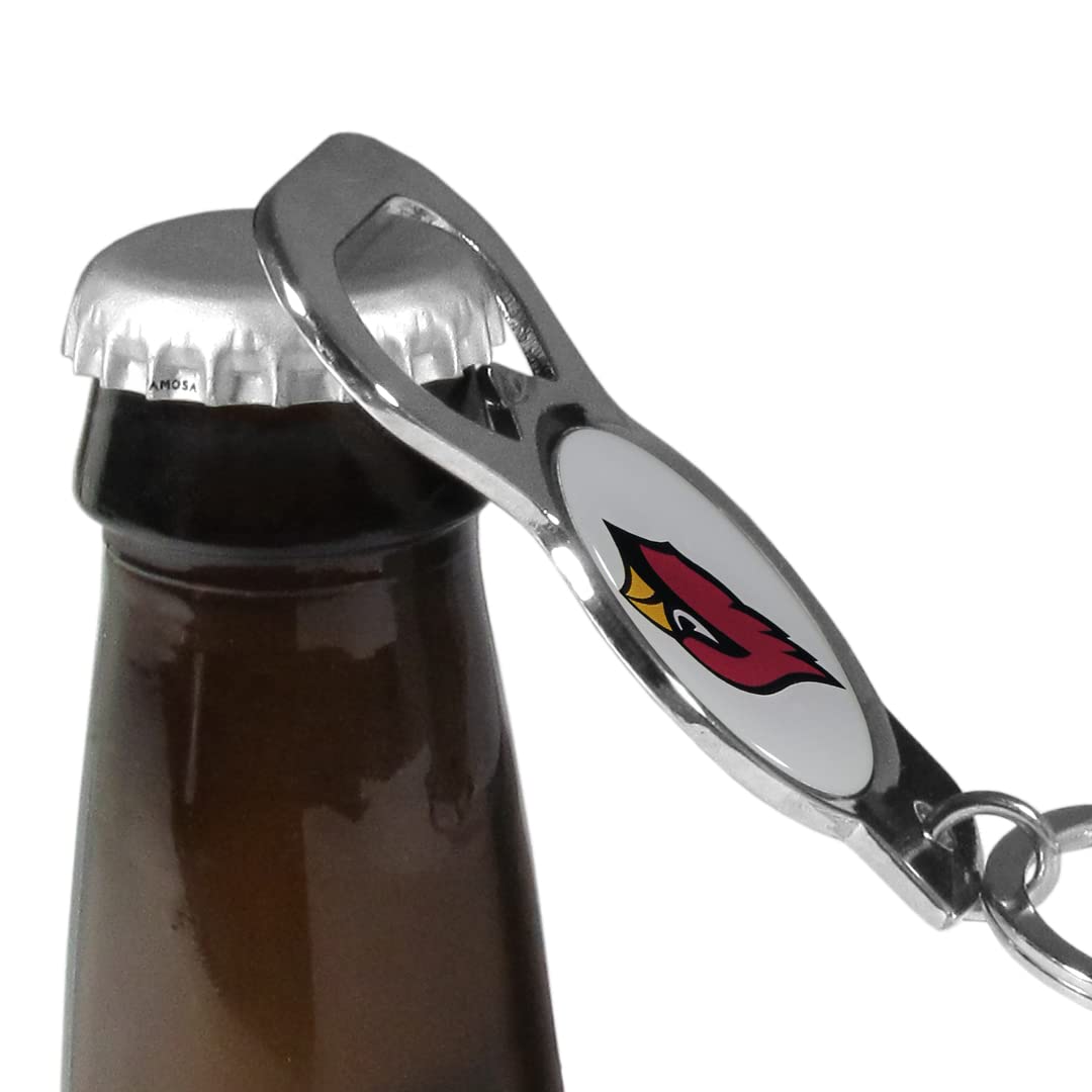 Nfl Siskiyou Sports Fan Shop Arizona Cardinals Bottle Opener Key Chain One Size Team Color , Black