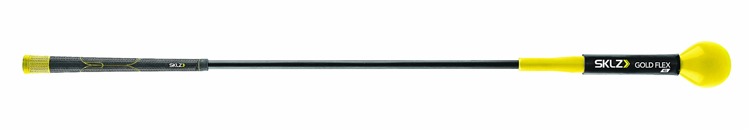 SKLZ Gold Flex Golf Swing Trainer and Warm-Up Stick - Essential Golf Accessories for Golfers, 48/40    Golf Equipment for Distan