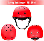 Kamugo Kids Adjustable Helmet, Suitable For Toddler Kids Ages 2-14 Boys Girls, Multi-Sport Safety Cycling Skating Scooter Helmet