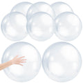 Zhanmai 8 Pcs Inflatable Clear Beach Ball 16 Inch 24 Inch Pool Floating Ball Balloons Under The Sea Party Decorations Bubble for