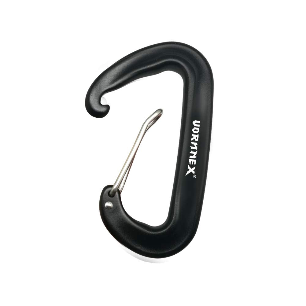 Vornnex 12Kn Aluminum Replacement Carabiner Clip 4 Pack For Hammocks, Heavy Duty Large Clipping On Camping Accessories, And More