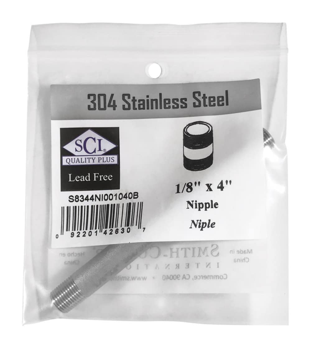 Nipple Ss 1/8'' X 4'' (Pack Of 1)