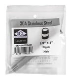 Nipple Ss 1/8'' X 4'' (Pack Of 1)