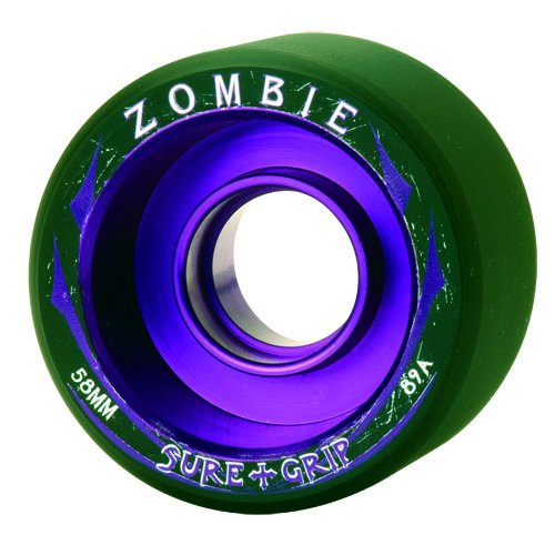 Sure-Grip Zombie Wheels Low 59Mm 89A - Purple Hub