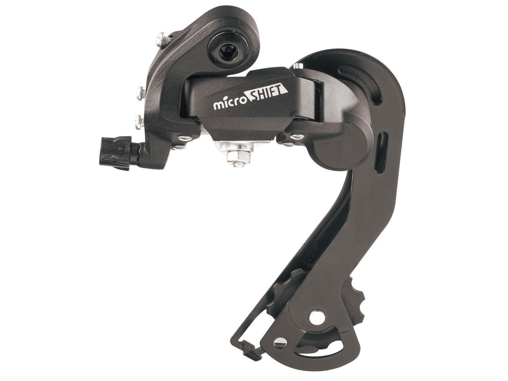 Microshift  M21 Rear Derailleur  6 And 7 Speed  Long Cage  Black