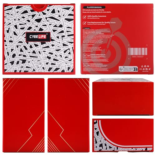 Cyeelife Darts Plastic Tip,Soft Tip Darts Set,12 Pcs 18 Gram With 50 Extra Dart Tips For Electronic Dartboard