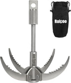 Grappling Hook Folding Survival Claw Multifunctional Stainless Steel Hook For Outdoor Camping Hiking Tree Rock Mountain Climbing