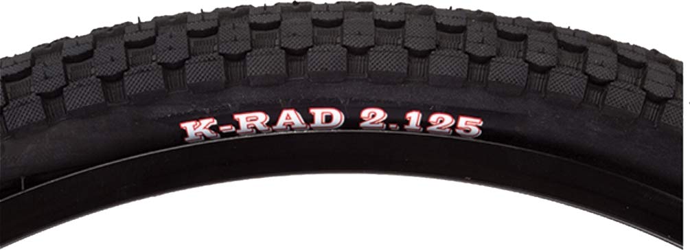 Kenda K-Rad Standard BMX/Mountain/Commuting Bike Tire (Standard, Wire Beaded, 24x2.125)
