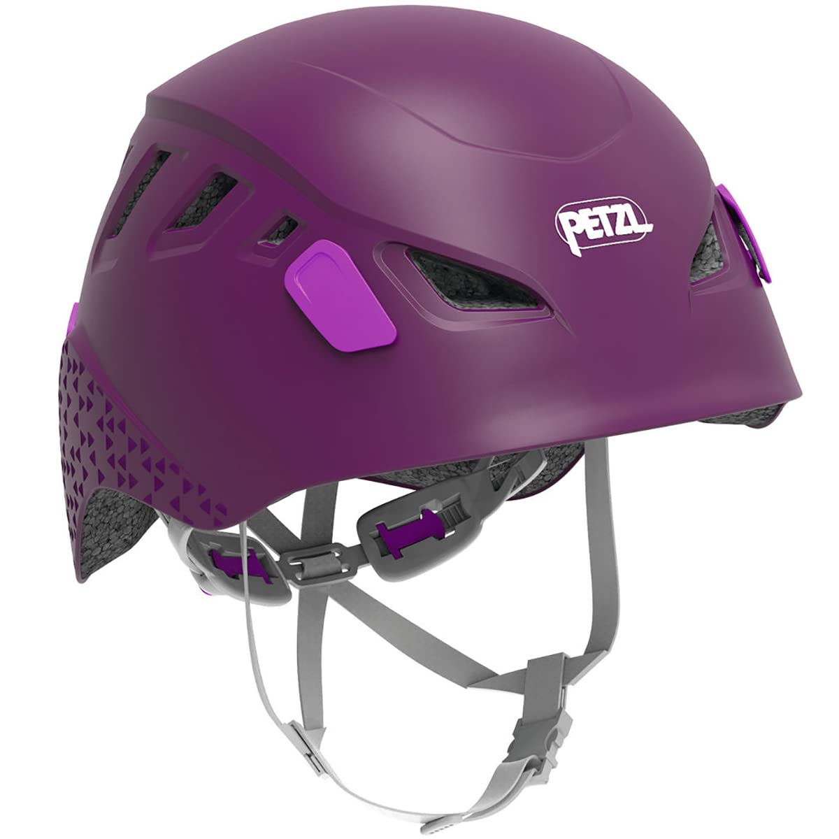 Petzl Picchu Childrens Helmet - Kids Climbing and Cycling Helmet with Enhanced Head Protection - Violet - One Size